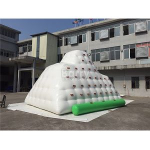 Durable 0.99mm PVC Inflatable Water Iceberg / Inflatable Climbing Wall