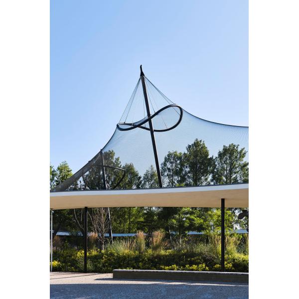 Decorative Hand-Woven Stainless Steel Wire Cable Mesh with 1.5mm/2mm/2.5mm Wire Diameter and 25*25mm/30*30mm/50*50mm Mesh Opening for Aviary Netting