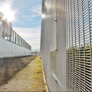 358 Anti Climb Security Fence With Spikes Safety Barrier