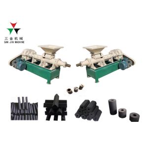 China 11KW Hexagon Coal Dust 60mm Charcoal Extruder Machine on sale