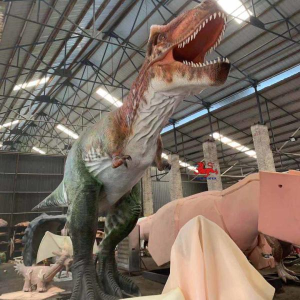 Buy Theme Park  Realistic Animatronic Dinosaur T Rex With Movement / Sound Customization at wholesale prices