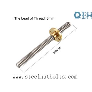 ACME Zinc Plated Carbon Stainless Steel All Thread HDG Surface