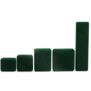 Luxury Velvet Jewelry Set Box for High Grade Green Packaging Bracelet Necklace