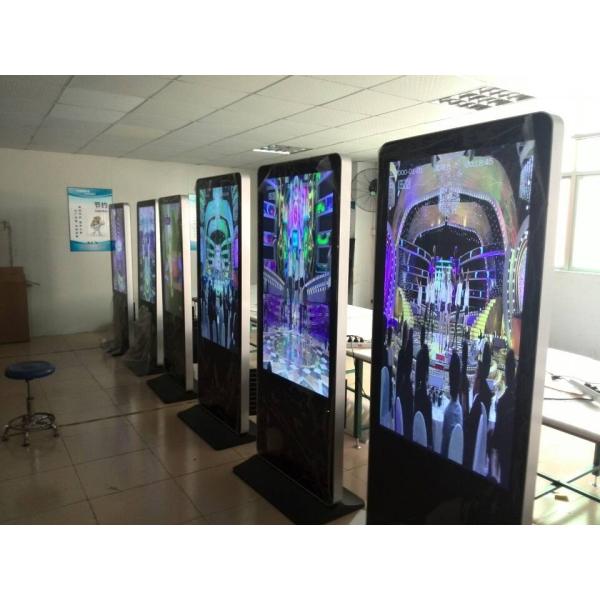 Classic Floor Standing 65 inch Stand Alone Digital Signage Display Support SD