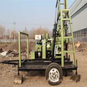 Wheeled Hydraulic Water Well Drilling Rig 200 Meter For Agricultural Irrigation