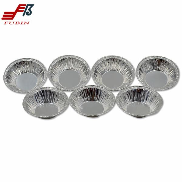 Buy Fubin Aluminium Foil Baking Tray 3'' Egg Tart Foil Cup at wholesale prices
