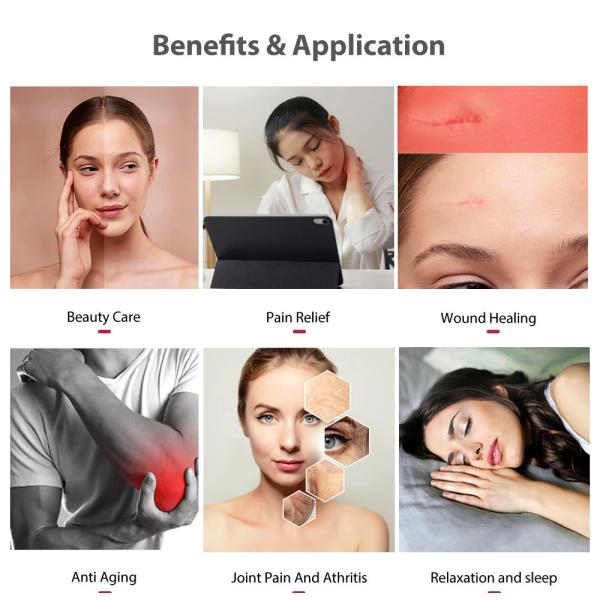 600W Timable Half Body Infrared Led Red Light Therapy Device 660nm 850nm