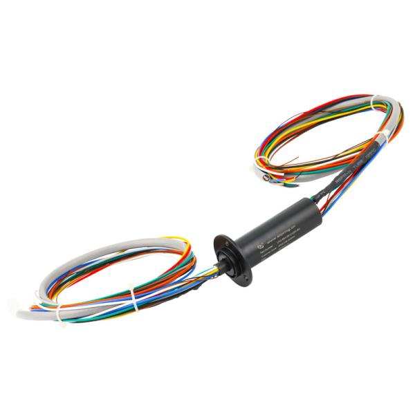 Buy 10 Circuits Ethernet Slip Ring Transmitting Current and 1000M Ethernet at wholesale prices