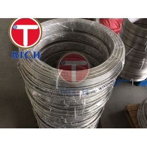 Sanitary Food Capillary WT2mm OD10mm Stainless Steel Coil Tube