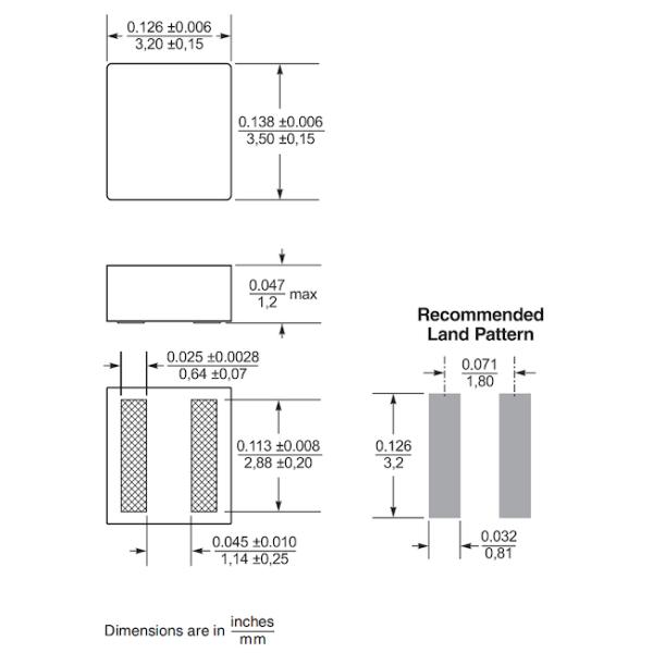 Shareway WA8721 SMD Power Inductor Magnetically Shielded Low DCR For High Switching