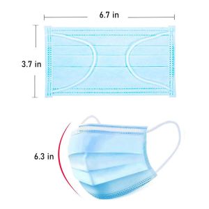 Disposable Surgical Face Mask Elastic Earloop Style With Low Breath Resistance
