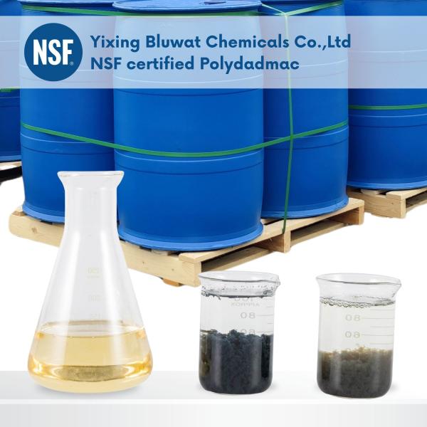Buy NSF Certified Polydadmac Water Purification Agent  PDADMAC Water Treatment Additives at wholesale prices