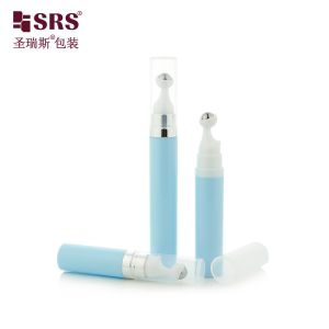 A0035 7.5ml 10ml 15ml PP Vacuum Eye Cream Roller Bottles with Secure Snap Lock