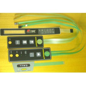 Quality 3M467 Adhesive LED Single Membrane Switch for sale