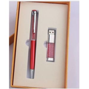 High Quality Metal Roller Pen USD Flash Disk Pen With Stationery Gift Power Bank