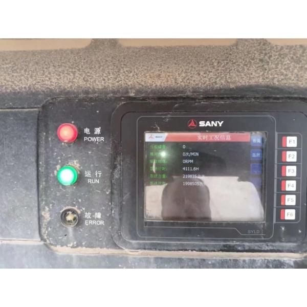 Construction Machinery Low Working Hour 2013 San Y 52m Concrete Pump Truck