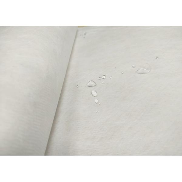 Buy White Meltblown Nonwoven Fabric Water Repellent / Flame Retardant at wholesale prices