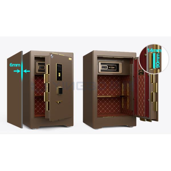 Dual Alarm Luxury Safe Box Fingerprint Lock Solid Steel For Security YB/ZY-70