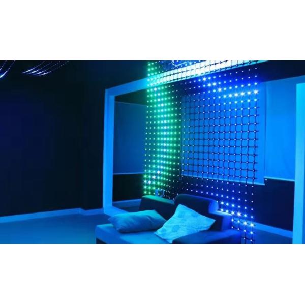4500nits Led Mesh Curtain SMD3535 P60 P80 P100 Static Scan