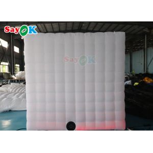 Giant White Inflatable Photo Booth LED Inflatable Tent For Advertising