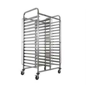 China 201SS Aluminum Commercial Bakery Racks 300kg 400kg Load Bakery Trolly on sale