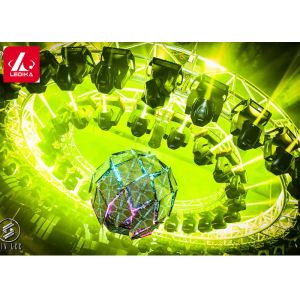 China Arc - Shaped 6082 Aluminum Spigot Truss For Bar KTV on sale