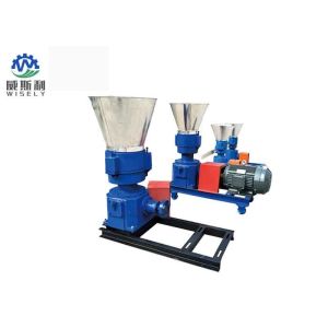 Blue Color 30 Kw Feed Processing Alfalfa Pellet Machine 630mm * 270mm * 750mm