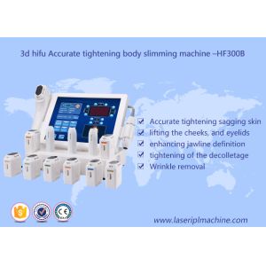 3d Hifu Ultrasound Machine / Accurate Tightening Body Slimming Facial Lifting