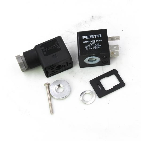 Buy FESTO 4527 MSFG-24-50/60 Solenoid Coil, 24VDC, 4.5W, IP65, Plug Vanes for MSSD-F, 3-Pin at wholesale prices