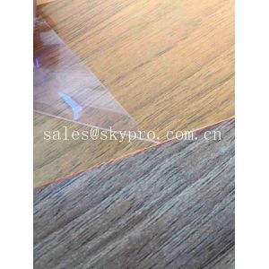 Yellow Rigid PVC Transparent Smooth Surface Coating with Double Protection