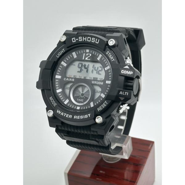 Men's Fashion Digital Sport Watch With Silicone Strap 20mm Width Backlight Alarm