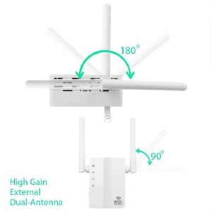 10 / 100M Interface 2.4G 300Mbps Wifi Router Repeater