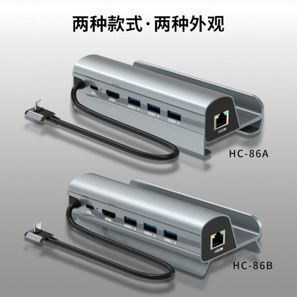 Fast Data Transfer Type C USB Hub with TF/SD Card Reader for Easy Carry