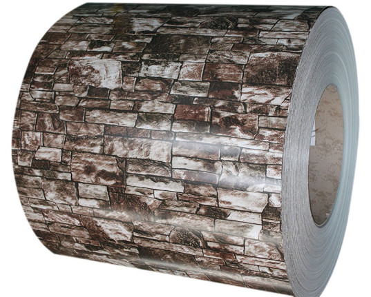 Buy Brick Grain Prepainted Aluminium Coil Z Coating 60-200g/M2 at wholesale prices