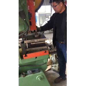 Green House Pipe Clamping Parts Mechanical Press Machine / Punching Machine