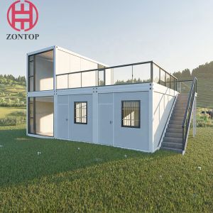 Zontop Luxury 3 Bedrooms Prefab Modular Home Folding Living Modern Container