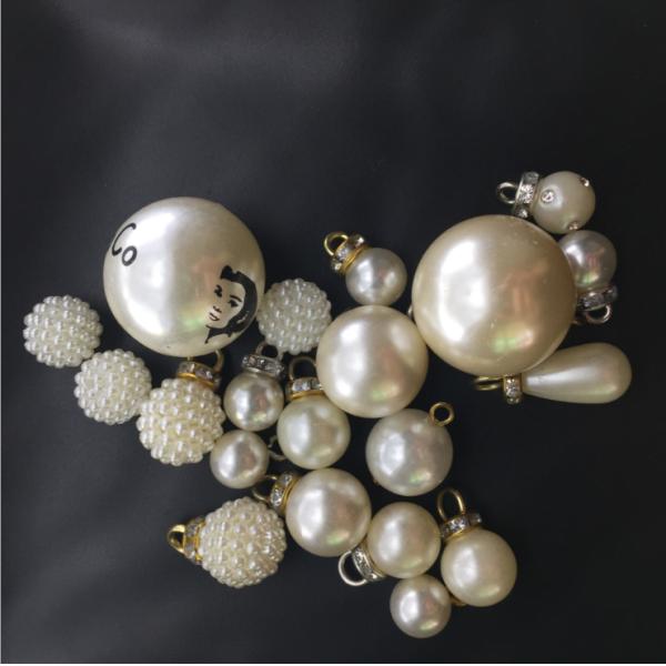 2021 high quality pearl plastic button with shank