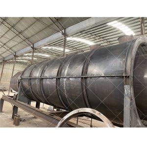 7CBM Capacity Continuous Charcoal Powder Making Machine for Peanut Shell