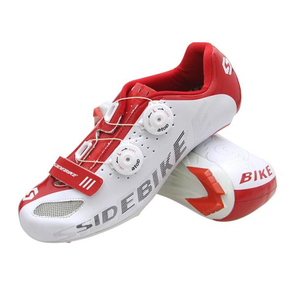 Buy EVA Rubber Men Carbon Fiber Cycling Shoes OEM Logo at wholesale prices