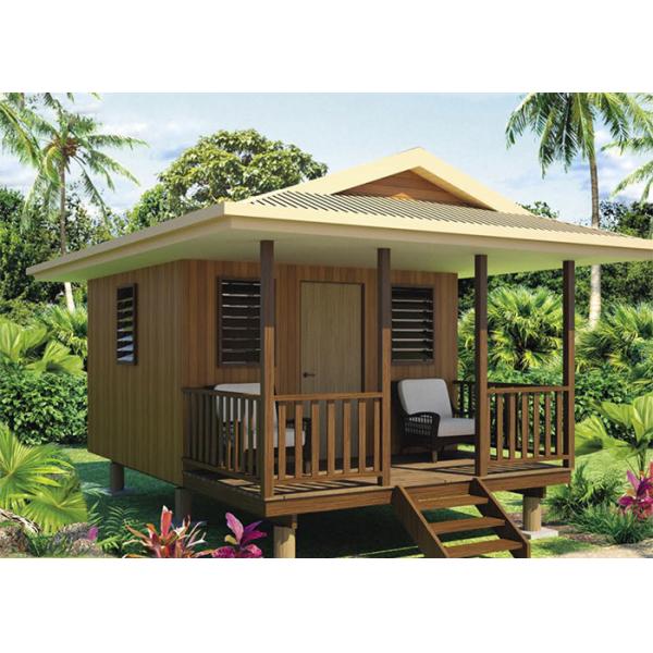 Quick Assemble Light Steel Guage Frame Prefab Home Beach Customized Bungalows