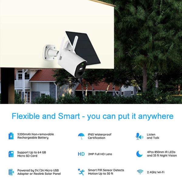 Intelligent Monitoring 1080p HD Night Vision Network Monitoring Infrared Night Vision Indoor And Outdoor Cameras