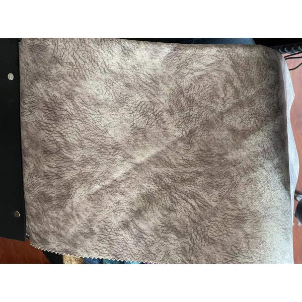 Plain Printed Pattern Suede Sofa Fabric For Furniture