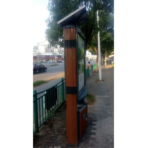 2017-6 Hot Sale Advertising Light Box with Gabage Bin