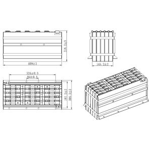 Golf Cart Lithium Battery Module 80A 48V DC Practical Multiscene