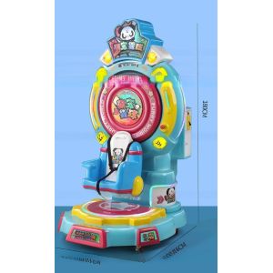 Dreamland children electric coin operated rocking car fiberglass kids paradise