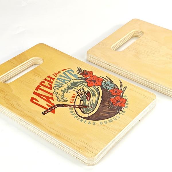 Personalized Sublimation Wood Cutting Board With Handle For Kitchen