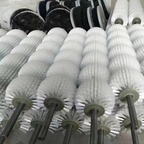 Buy Customized Industrial Roller Brushes Conveyor Belt Cleaning Brush 80mm at wholesale prices