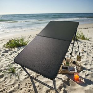 65W Solar Folding Table for Camping Heat Water Splash Resistant Back Contact