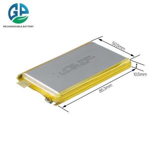 High Capacity 3.7v 18.5wh Custom Lithium Polymer Battery Rechargeable Lithium
