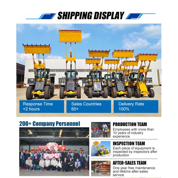 Hot Sale Four-wheel Drive 4x4 Compact Boom Loader Diesel 3ton 2ton 1.5ton 1ton Mini Front End Wheel Loader